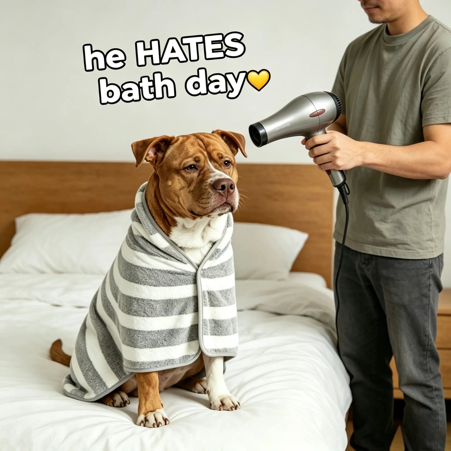 Quick Dry Dog Bathrobe, Super Absorbent Pet Towel Wrap for after Bath, Soft Warm Dog Robe for Small Medium Large Dogs, Fast Drying Dog Drying Coat Cat Bathing Grooming Bag