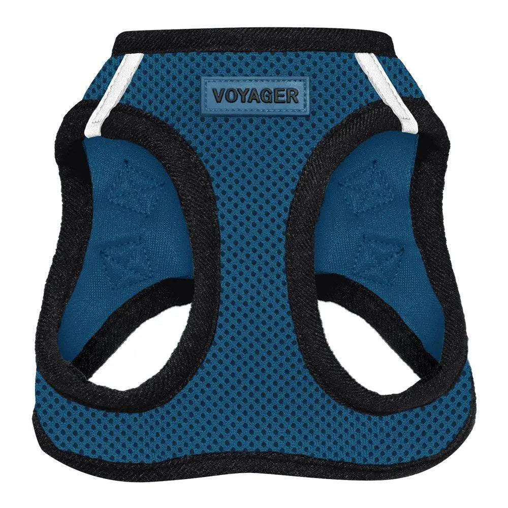Voyager Step-In Air Dog Harness No Pull - Breathable All Weather Mesh, Lightweight Adjustable Vest for Small Medium Dogs & Cats - Reflective, Triple Security, Easy Step-In Design by Best Pet Supplies