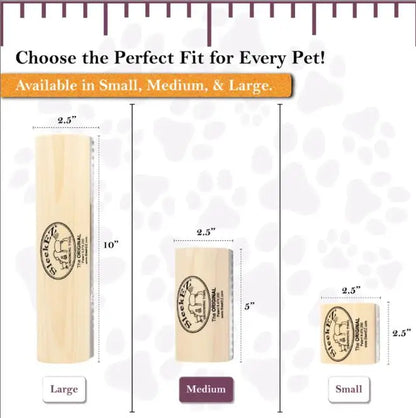 Sleekez Dog Brush for Shedding & Grooming, Deshedding Tool for Short & Long Haired Dogs, Dog Comb, 2.5 Inches,5 Inches, Long