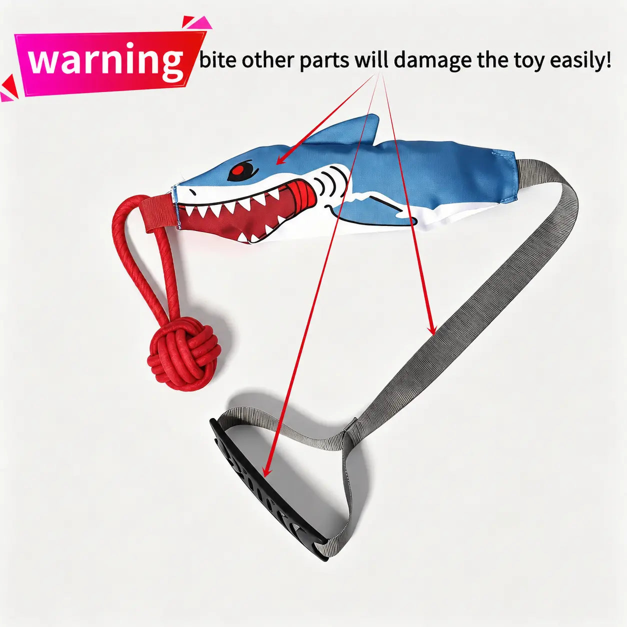 Interactive Dog Tug Toy, (Interactive Only • Not a Chew Toy • No Unattended Play)Tug of War Tough Squeaky Dog Rope Toys Teeth Cleaning, Conserve Dog'S Energy and Strengthen Bond with Master for Outdoor & Indoor Playtime , Dog Toy for Small & Medium Dogs D