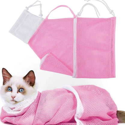 Third Generation Upgrade Cat Bath Bag, Pet Grooming Tool, Secure Dog & Cat Bathing Bag, Nail Trimming, Beauty, Medication Administration