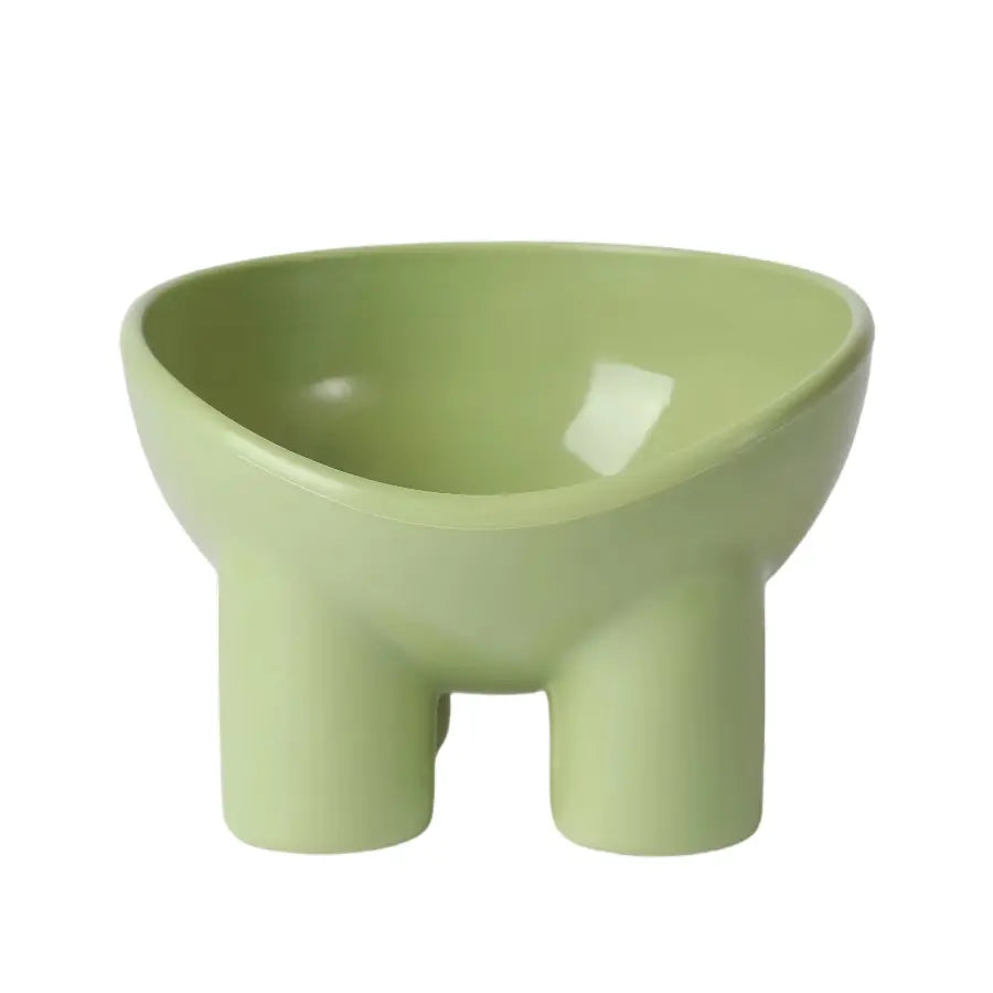 Elevated Pet Bowl Set Feeder with Neck Design, Anti-Tip Feature, Perfect for Cats & Dogs, Ideal for Food Water Snacks