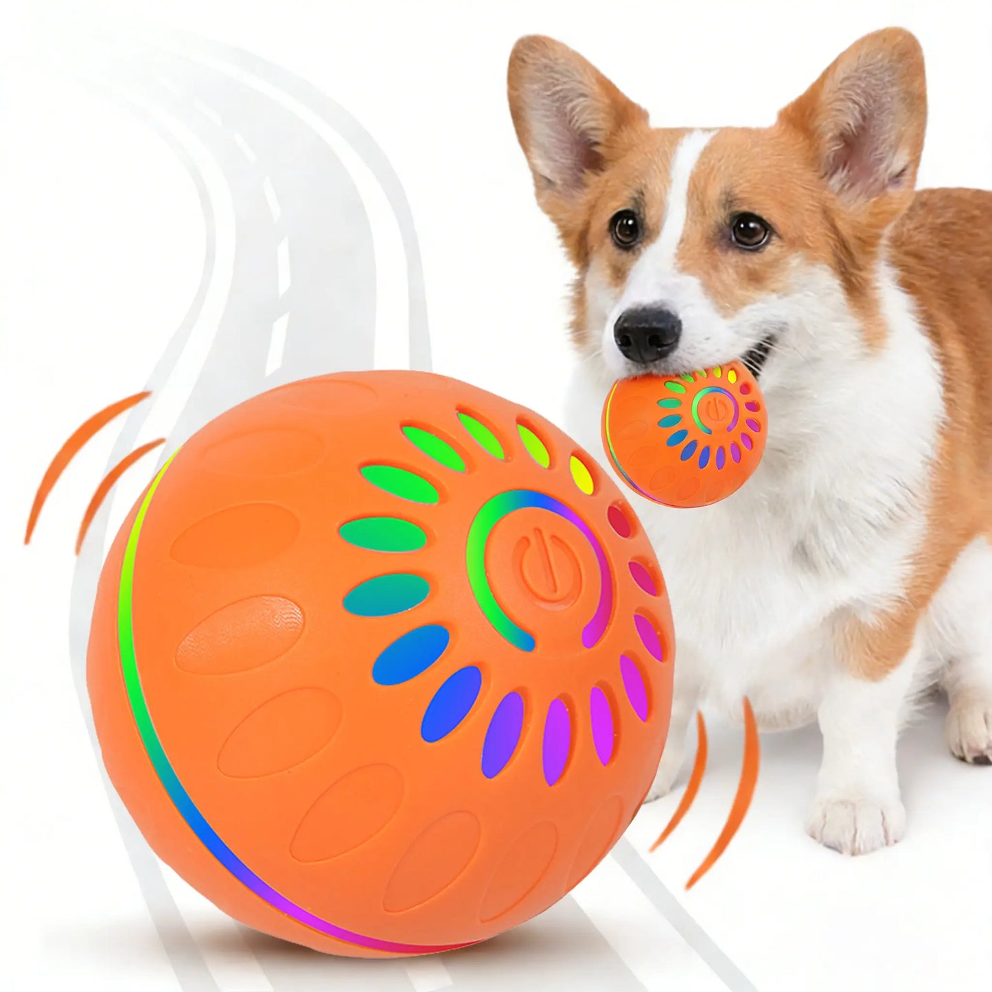 Smart Electric Pet Toy Ball for Dogs Cats Durable Boredom Relief Self-Play Artifact Anti-Demolition Home Interactive Teaser Chew Ball