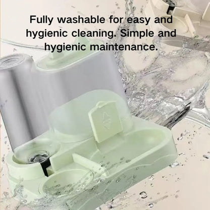 Automatic Cat Feeder and Water Dispenser Combo, Large Capacity Pet Food Storage Distributor, Essential Pet Supplies for Convenient Care